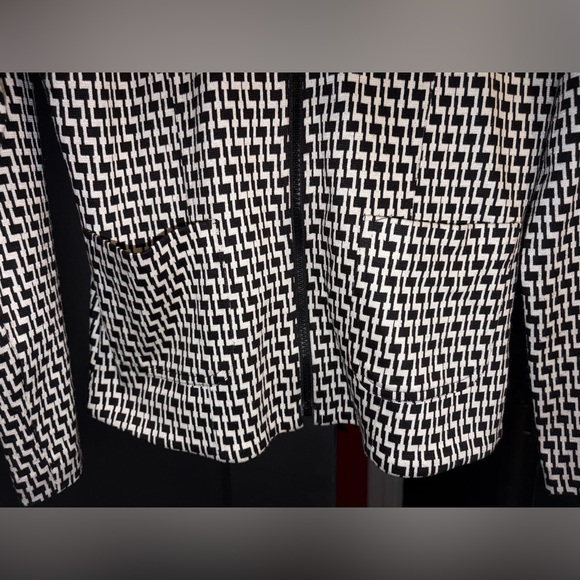 Wind ridge Cheryl Nash black pattered jacket - Picture 3 of 7